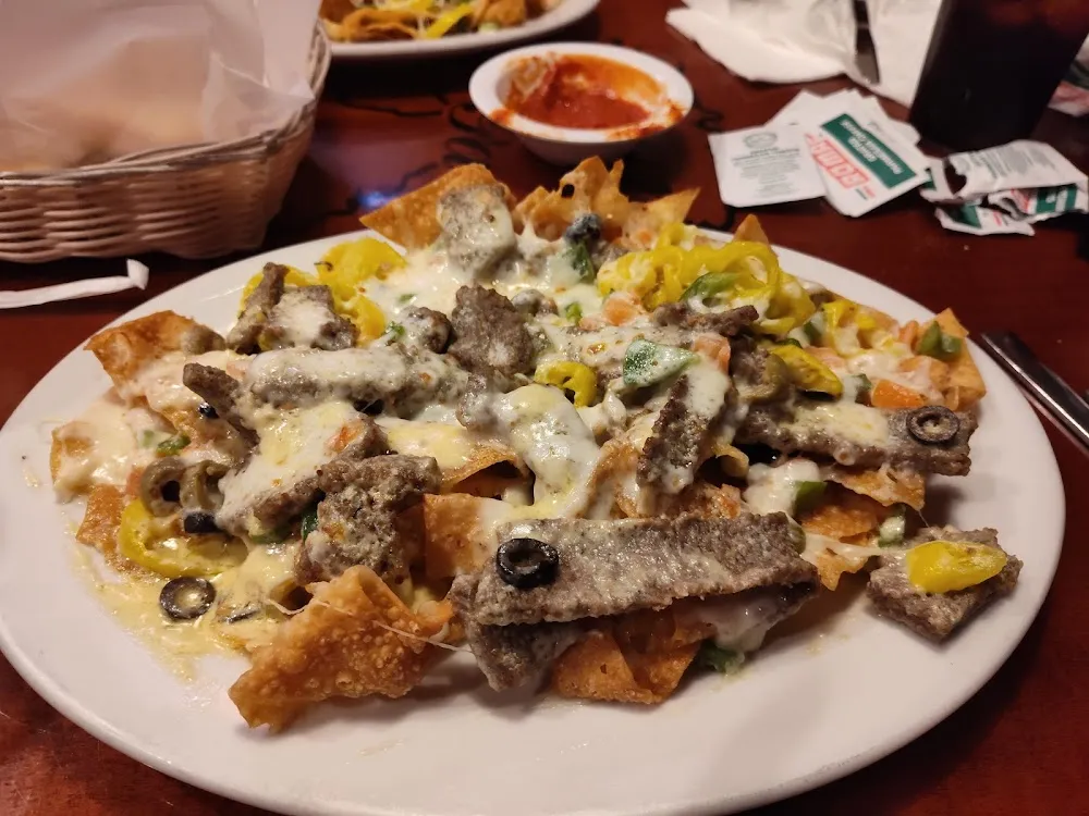 Italian Nachos with Lamb
