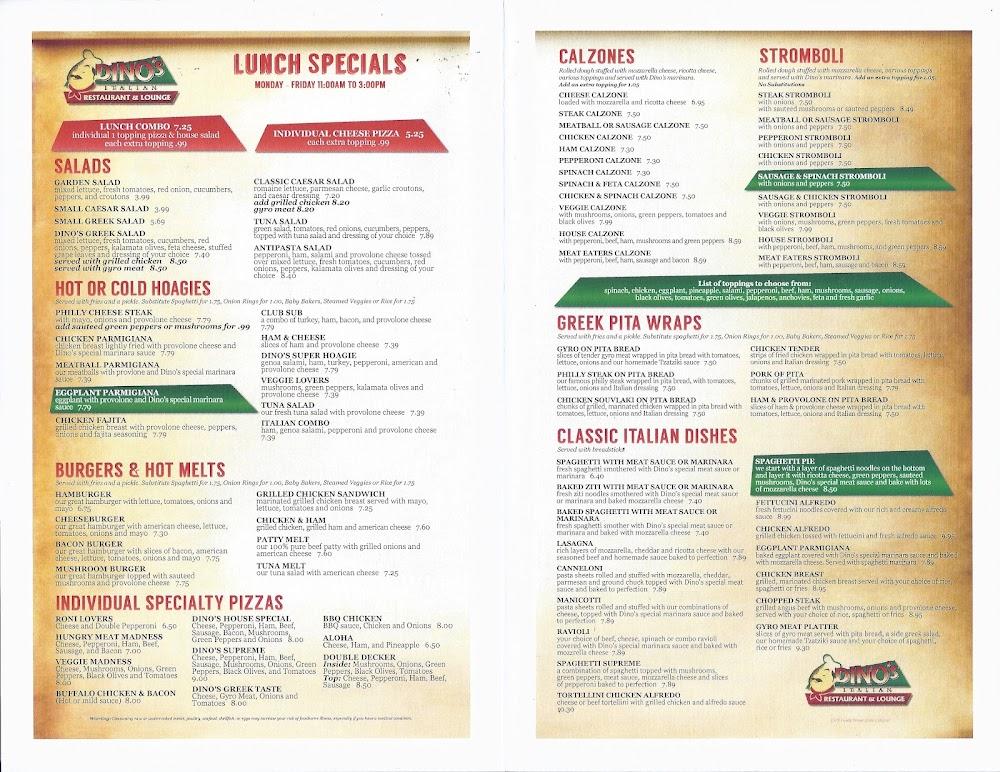 Dino's Italian Restaurant & Lounge Assorted Cakes
